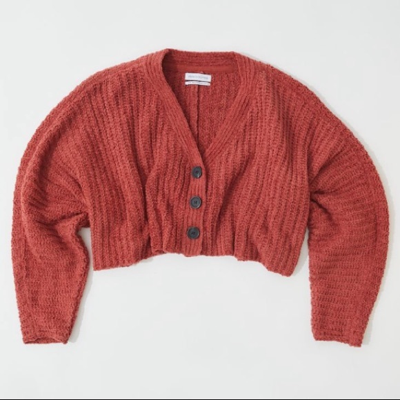 UO Crop Knitted Cardigan